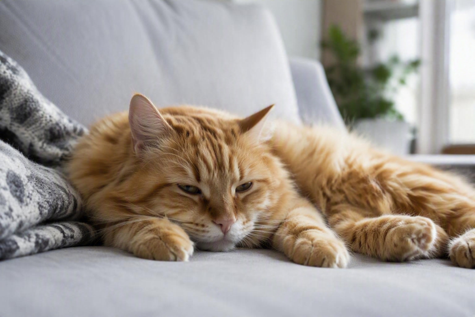 Michi, gato paciente de la Clínica Namaste en vacunación